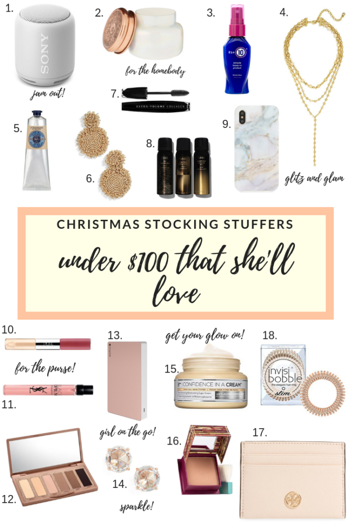 18 affordable stocking stuffers for the special gals in your life! All under $100.